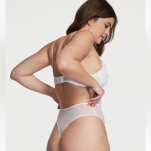 Victoria Secret Wicked Unlined Lace-Up Teddy - Picture 2 of 5